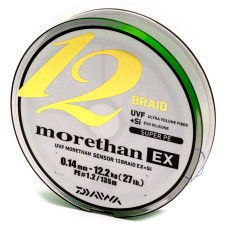 Шнур Daiwa Morethan 12BEX+Si 135m LG 12.2kg 0.14mm #1.2 (12695-014)