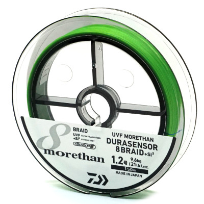 Шнур Daiwa UVF Morethan Dura Sensor X8+SI2 150m LG 9.6kg 0.185mm #1.2 (07303464)
