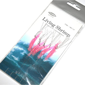 Морський монтаж Fladen Living Shrimp 5 hooks 6 0.35mm/0.30mm (1401-6)