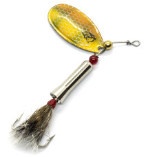 Блешня Dardevle Notangle Spinner 21g #Orange/Green Perch Scale (4533)