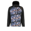 Куртка Viverra Softshell Infinity Hoody Black Camo Orange M (РБ-2239058)
