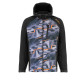 Куртка Viverra Softshell Infinity Hoody Black Camo Orange M (РБ-2239058)
