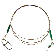 Поводок стальной Cormoran 1x19 Wire leader 60cm 12kg 2pcs (75-35120)
