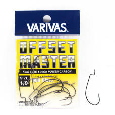 Гачок оффсетный Varivas Offset Master Light Class #1/0 8pcs (VA 70405)