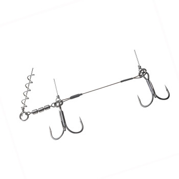 Стінгер Daiwa Prorex Screw-In Shallow Rig L 20-30cm 31.7kg #3/0, #2/0 1pc (15419-730)