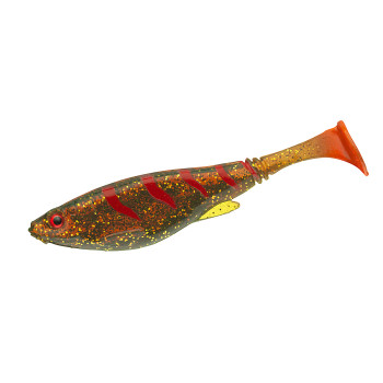 Силікон Daiwa Prorex Belly Shad 85mm 4g #Motor Oil Tiger (15320-217)
