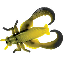 Силікон Big Bite Baits Bug Series-Cricket 1.25" 10pc #Bumble Bee Swirl (2317509)