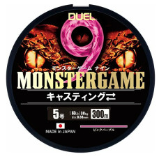 Шнур Duel Monster Game 9 300m Pinkpurple 38kg 0.38mm #5 (H4548-PP)