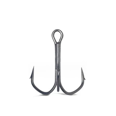 Гачки потрійні VMC Barbarian Treble Outside Barb Black Nickel 8 size 10pcs (8570 BN0008D1)