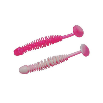 Cилікон Berkley PowerBait Power Leech 50mm 12pcs #Pink/White (1621150)