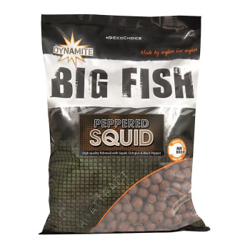 Бойли Dynamite Baits Big Fish Peppered Squid Boilies 20mm 1.8kg (DY1685)