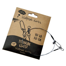 Повідець Wolfcreek Lures Titanium Leader 50cm 0.9mm 90Lb (WCL-TT-LEADER-TISS-90LB)