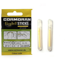 Світлячок Cormoran 4.5-37mm жовтий 2pcs (49-08005)