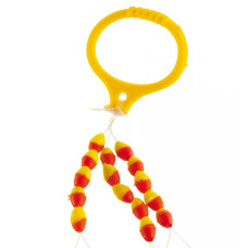 Стопор силiконовий Cormoran Silicon stopper yellow/red, Size XL-x-large (49-02314)