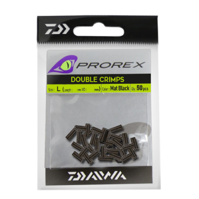 Обтискні трубочки Daiwa Prorex Double Crimps L 1.30mm 30pcs (15408-301)