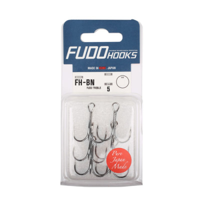 Трійник Fudo Treble Black 1 (5 шт.) (FHBN22011)