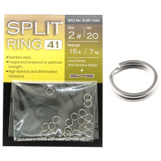 Заводные кольца BKK Split Ring-41 #2 (D-SP-1034)