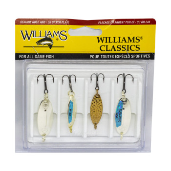 Набір блешень Williams Wabler 4-Pack W20&W30 Kit (4-W32M-ASST)