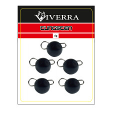 Розбірна вольфрамова чебурашка Viverra 4g Matte Black (5шт) (4TCBS-MB)