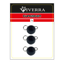 Розбірна вольфрамова чебурашка Viverra 7g Matte Black (3шт) (7TCBS-MB)