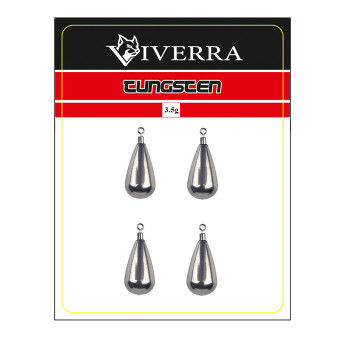 Груз джиг ріг вольфрам Viverra 3,5g Natural (4шт) (18TTDR)