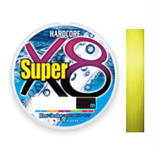 Шнур Duel Hardcore Super X8 150m Hi-Vis Yellow 9.0kg 0.17mm #1.0 (H4495-Y)