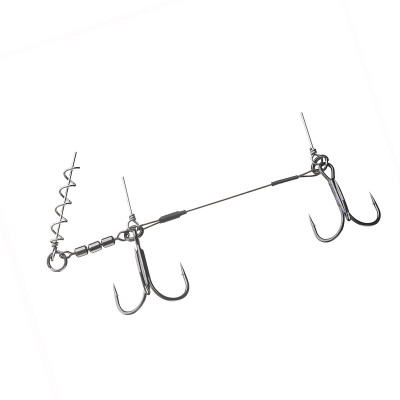 Стінгер Daiwa Prorex Screw-In Shallow Rig M 18-25cm 31.7kg #2/0, #1/0 1pc (15419-720)