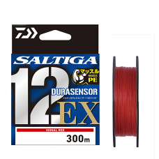 Шнур Daiwa UVF PE Saltiga Dura Sensor 12EX + Si3 300m Signal Red 53kg #8 (17320167)