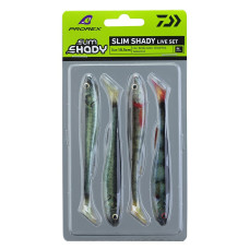 Силікон Daiwa Prorex Real Slim Shady 105mm 8.0g 4pcs #Live Set (15100-715)