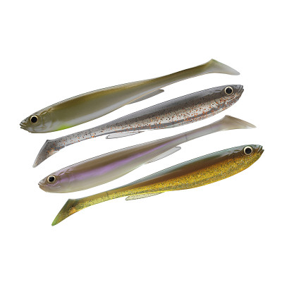 Силікон Daiwa Prorex Slim Shady Nature Set 75mm 3.3g 5pcs #Color Mix 1 (15100-600)