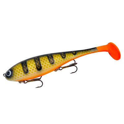 Силікон Musky Innovations Magnum Shallow Swimmin` Dawg 10" #Orange Belly Perch (2315685)