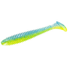 Силікон Big Bite Baits Pro Swimmer 3.3" 7pc #Electric Blue/Chartreuse (2317343)