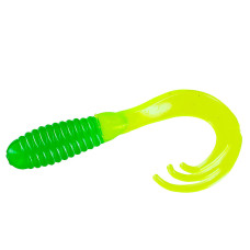 Силікон Big Bite Baits Triple Tip Grub 2" 10pc #Green Chart Tail (2317495)