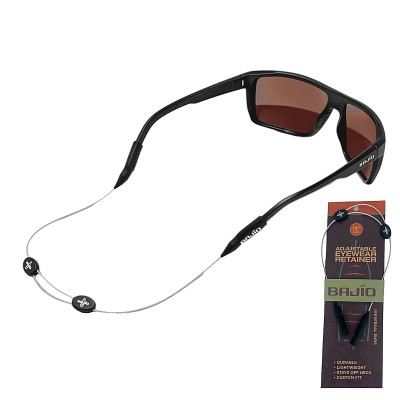 Тримач для окулярів Bajio Sunglasses Keeper Zip - Clear Silver (KEEPZIP-CS)