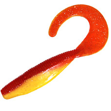 Плаваючий силікон ZMAN Streakz Curly Tailz 4" 5pc #Bleeding Banana (STKCRL-257PK5)
