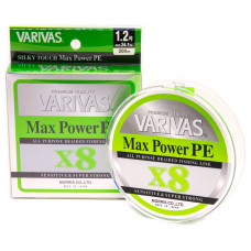 Шнур Varivas Max Power PE X8 Lime Green 200M #1.2 (VA 13514)