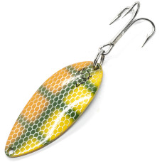 Блешня Dardevle Devle Dog King 65mm 21g #Orange/Green Perch Scale (5533)