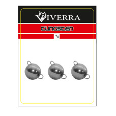 Разборная вольфрамовая чебурашка Viverra 7g Natural (3шт) (7TCBS)