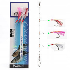 Оснащення Daiwa Grand Wave Cod & Pollack Rig 135cm 0.6/0.7mm #5/0 Tricolor (16517-225)