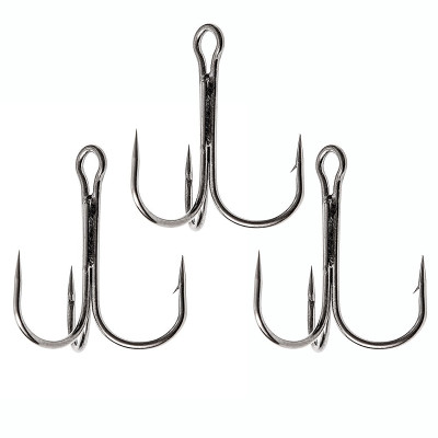Трійник Fladen Maxximus black nickel treble hooks #2/0 3pcs (14-37200)
