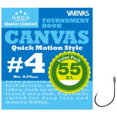 Гачок форелевий Varivas MLD Tournament Hook Canvas Value Pack #4 55pcs (VA 671111)