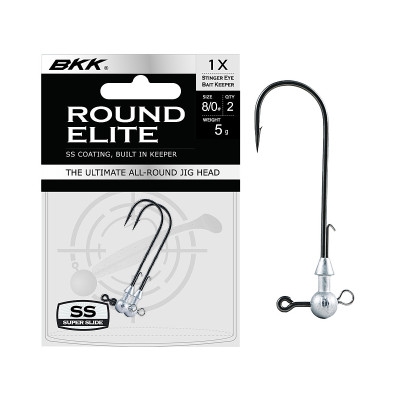 Джигголівка BKK Round Elite-Stinger Eye Bait Keeper 5g #8/0 2pcs (A-EA-3411)