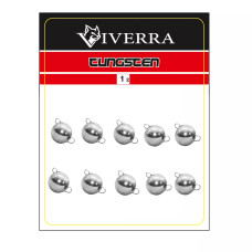 Розбірна вольфрамова чебурашка Viverra 1g Electroplated silver (10шт) (1TCBS-ES)
