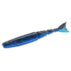 Плаваючий силікон ZMAN Chatterspike 4.5" 5pc #Black/Blue (CSP45-64PK5)