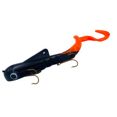 Силікон Musky Innovations Shallow Regular Bull Dawg 9" #Black/Orange (2315813)
