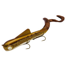 Силікон Musky Innovations Regular Bull Dawg 9" #UV Reflex Brown Tail Walleye (2316064)