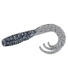 Силікон Big Bite Baits Triple Tip Grub 2" 10pc #Smoke Silver MF (2317496)