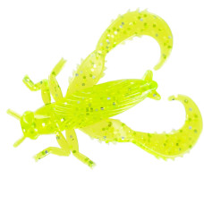 Силікон Big Bite Baits Bug Series-Cricket 1.25" 10pc #Chartreuse Sparkle (2317511)
