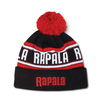 Шапка Rapala Rapala Beanie Чорний/Червоний/Білий (RAPBEANIE7)