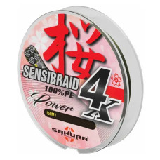 Шнур Sakura Sensibraid 4 Green 150m 14kg #0.20 (SAPLE40010.20-GRE)